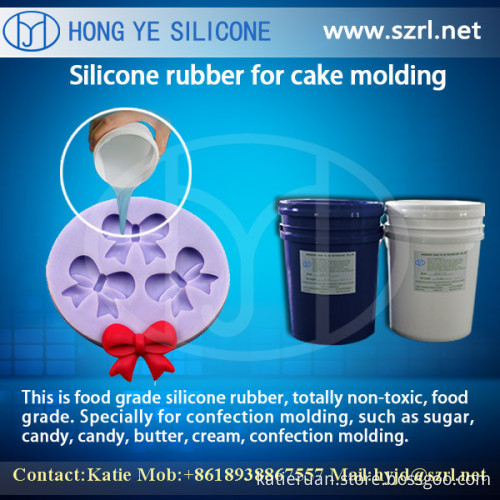 Platinum food grade silicone rubber for cup cake mold making to Europe
